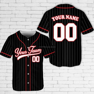 Customizable Youth Baseball Jersey Pinstripe Vintage American Flag Design Personalized Team Name Number Softball Activewear - Product Image 5