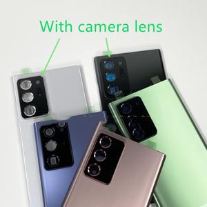 Tapa de batería para <span class=keywords><strong>Samsung</strong></span> <span class=keywords><strong>Galaxy</strong></span> Note 20 20 <span class=keywords><strong>Ultra</strong></span> 5G <span class=keywords><strong>N20</strong></span> N980 N986 Cristal trasero - Product Image 3