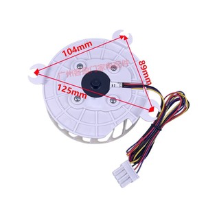   Ventilador del evaporador del refrigerador de 107 mm para la puerta de la nevera Eau63503709 - Product Image 4