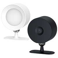 Lampe murale magnétique rechargeable par USB, 3 températures de couleur RGB, lampe murale de style européen, lampe de chevet à intensité variable, lampe murale sans perçage