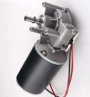 La Chine fabriqué monophasé 12V 120 tr/min électrique DC moteur à engrenage à vis sans fin engrenages en laiton réducteur à vis sans fin moteurs à courant alternatif