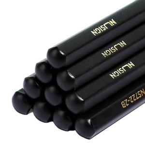 Lápiz Deli Nusign HB, 10 unidades, eje hexagonal de madera negra para escribir, exámenes y dibujar - Product Image 5