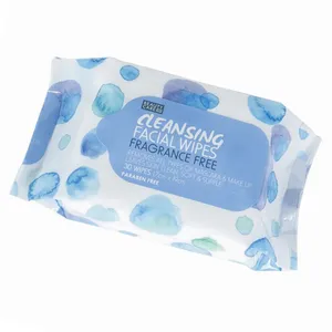 Cleansing facial wipes fragrance free make up removal soft hygiene organic unscented feminine wipes