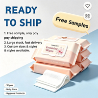 Lingettes intimes féminines format voyage, pH équilibré, soin et nettoyage de la peau, personnalisées pour l'hygiène féminine