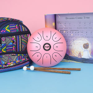 Venta caliente Tambores chinos Instrumentos Fabricantes Niños 5,5 ''Tambor <span class=keywords><strong>de</strong></span> mano Percusión popular Meditación Tambor <span class=keywords><strong>de</strong></span> lengua <span class=keywords><strong>de</strong></span> acero - Product Image 3