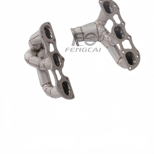 Colector de Escape Directo para <span class=keywords><strong>Porsche</strong></span> 911 <span class=keywords><strong>991</strong></span>.2 <span class=keywords><strong>Turbo</strong></span> <span class=keywords><strong>S</strong></span> 3.8T, Acero Inoxidable SS304, Aislamiento Térmico, Tubo de Bajada, Tubos de Escape de Alto Rendimiento - Product Image 3