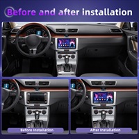 Radio Stereo Mobil Android 9 inci untuk Volkswagen Skoda, Wireless Carplay, Android Auto, GPS Navigasi, Head Unit dengan Kamera Mundur