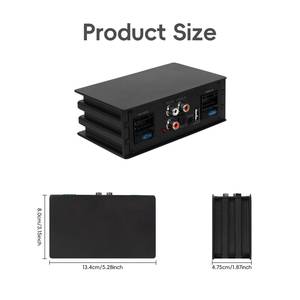 DSP Car Audio Sound Quality Enhancement 2-Channel Amplifier Mobile App <b>Control</b> Music <b>USB</b> Playback - Product Image 5