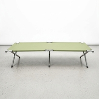Lit de camping pliant à design tropical, cadre métallique, style antique, portable, imperméable, idéal pour la plage, vente en gros, directement de l'usine, le plus vendu