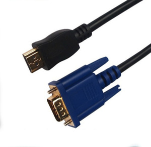 VGA Male to HD MI <strong>Output</strong> 1080P HD <strong>Audio</strong> TV AV HDTV Video HD MI to 15 Pin VGA <strong>Cable</strong> - Product Image 1