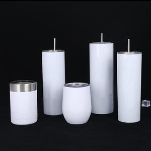 Leeg Sublimatie Tuimelaars 20 Oz Skinny Straight Tumbler Mok Rvs Sublimatie Tumbler Cups Met Deksel Voor Diy - Product Image 5