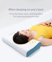 Oreiller ergonomique en mousse à mémoire de forme pour le cou, soutien orthopédique pour dormeurs sur le côté, le dos et le ventre, soulagement de la douleur pour le sommeil à domicile