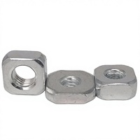Offerta Speciale, Dado Quadrato in Acciaio Inox 304, A2-70, Dado di Bloccaggio Quadrato Resistente alla Corrosione per Ingegneria Edile