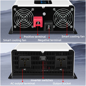 5000W 6000W 8000W 10000W 5kw 6kw 8kw 10kw Fuera DE LA ROT Eléctrica Dc a Ac Invers ores de corriente para automóvil con panta lla 12V 24V 48V 110V 220V - Product Image 5