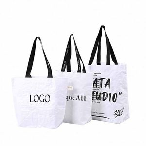 Customized logo Woven Tote Bag Durable <b>Laminated</b> PP Woven Tote Bag Large-capacity Recycled Shopping Promotional Bag - Product Image 2