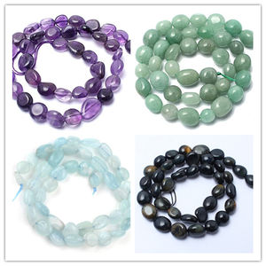 6-8mm di <span class=keywords><strong>Kunzite</strong></span> naturale ghiaia ciottoli potere potere di energia rotonda forma irregolare perline sciolte 15 "<span class=keywords><strong>pietra</strong></span> - Product Image 4