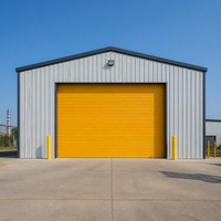 Bâtiment de stockage préfabriqué en acier, garage métallique, entrepôt, hangar pour équipement industriel, grand espace, structure durable