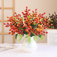 AL-5875 Kerst Fabriek Schuim Bessen Olijfvruchten Kunstfruit Bessen Voor Nordic Huisdecoratie