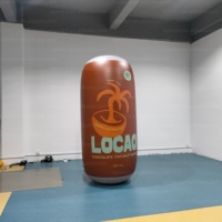 Canette Géante Gonflable LED/RGB en PVC de 3m, Hermétique, avec Logo Personnalisé pour Promotion de Marque de Boissons/Activation en Centre Commercial/Fête sur la Plage/Vente