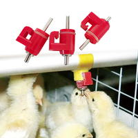 YYB LM23 Robinet à bille double verrouillage / J-lock en acier inoxydable pour abreuvoirs automatiques à tétine pour volailles