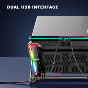 Coussin de refroidissement <span class=keywords><strong>pour</strong></span> <span class=keywords><strong>ordinateur</strong></span> <span class=keywords><strong>portable</strong></span> Great Roc Gaming avec <span class=keywords><strong>support</strong></span> <span class=keywords><strong>pour</strong></span> téléphone 6 ventilateurs de refroidissement coussin de refroidissement <span class=keywords><strong>pour</strong></span> <span class=keywords><strong>ordinateur</strong></span> <span class=keywords><strong>portable</strong></span> RGB coussin de refroidissement <span class=keywords><strong>pour</strong></span> ventilateur d'<span class=keywords><strong>ordinateur</strong></span> <span class=keywords><strong>portable</strong></span> 15.6 pouces - Product Image 6