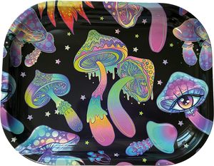 Bandeja de hojalata personalizada al por mayor para accesorios de tabaco, hierbas y fumar, ideal para servir - Product Image 2