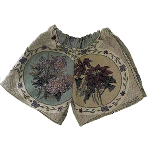 Pantaloncini in Tessuto Jacquard con Motivi Cartoon, Vita Elastica, Design Personalizzato, Materiale Riciclato, Stile Hip Hop - Product Image 3