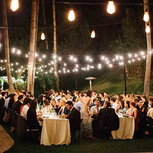 חיצוני שמש הוביל מחרוזת אורות 25ft s14 e27 עמיד למים pvc מנורת גוף ip65 דירוג-עבור קישוט חג המולד גן חתונה - Product Image 5