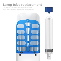 Lampe anti-moustiques Piège à moustiques Zapper électronique anti-moustiques