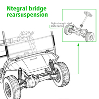 Carrito de golf eléctrico de lujo para 8 personas, carro de golf eléctrico de cuatro ruedas, carrito de golf eléctrico para adultos