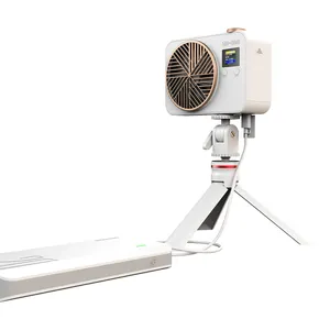 Luz de vídeo cob mini luzes de bolso com suporte de tripé para câmera fotográfica profissional
