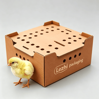 Boîte de transport pour poussins, carton de transport divisé pour oiseaux, boîte de transport pour bébés poussins, boîtes de transport