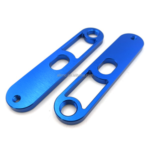 Blue Anodizing Parts Machining OEM Precision Aluminum Components Custom CNC Machined Metal Products - Product Image 1