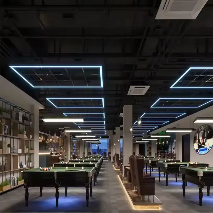 9FT LED Light for Billiard Table - Modern Metal Design