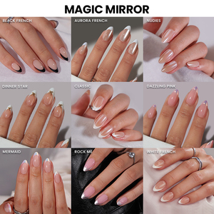 BTArtbox Vente en gros de faux <span class=keywords><strong>ongles</strong></span> courts ovales réutilisables avec colle, couleur unie, gel doux, <span class=keywords><strong>bleu</strong></span> <span class=keywords><strong>marine</strong></span>, couleur unie, <span class=keywords><strong>ongles</strong></span> à presser - Product Image 4