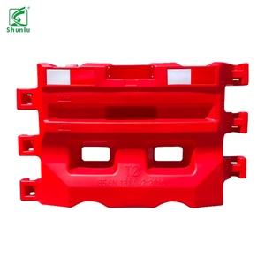 Highway T2 Durable HDPE Traffic <b>Safety</b> Isolation Barrier for Road Use Pedestrian Water Filled Barrier High Visibility <b>Roadway</b> - Product Image 2