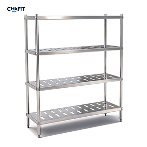 Giá để đồ nhà bếp bằng thép không gỉ CFT 3 tầng, dày dặn, 4 lớp, đa năng, chất liệu kim loại - Product Image 1