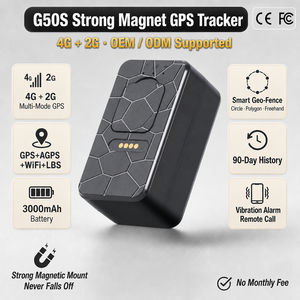 Mini Rastreador <span class=keywords><strong>GPS</strong></span> G50S 4G 3000 mAh, Dispositivo de Rastreo <span class=keywords><strong>GPS</strong></span> Magnético a Prueba de Agua <span class=keywords><strong>para</strong></span> <span class=keywords><strong>Vehículos</strong></span>, Activos y Personas, Rastreo en Tiempo Real - Product Image 1