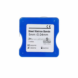 Bande matrici dentali in acciaio inossidabile strisce Matrice bande Striproll 5mm/6mm/7mm larghezza 0.04mm materiali odontoiatria - Product Image 3