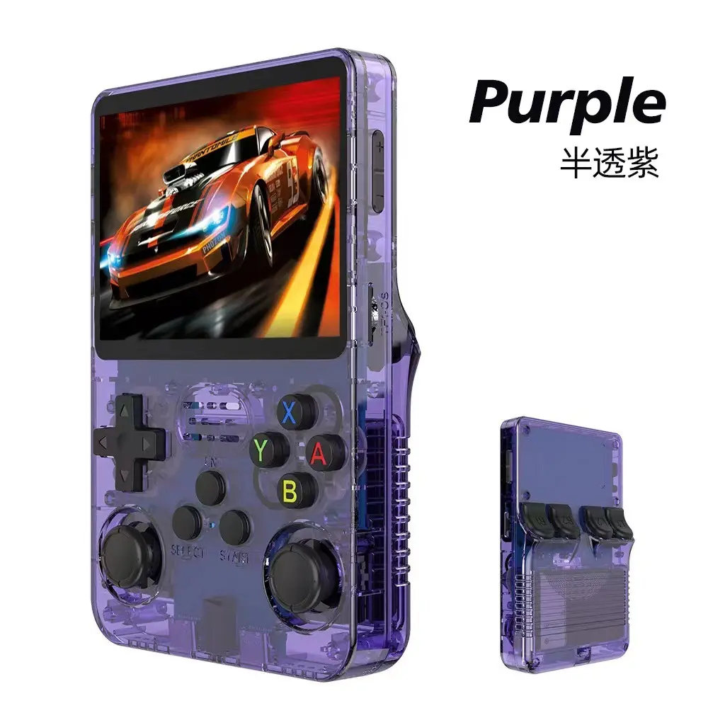 R36s Mini Cầm Tay Trò Chơi Giao Diện Điều Khiển Gamepad Stick 3.5 Inch Màn Hình Retro Xách Tay Pocket Video Trò Chơi Máy Nghe Nhạc