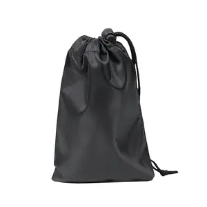 Promotional Factory Custom Logo Small 210D Polyester Drawstring Bag Gift Pouch