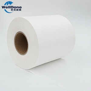 Goed verkopende, milieuvriendelijke, waterdichte, hygiënische materialen van non-woven stof in rollen voor de productie van maandverband en luiers. - Product Image 2