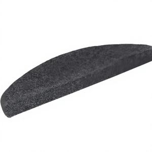 Lot de 15 <span class=keywords><strong>tapis</strong></span> d'<span class=keywords><strong>escalier</strong></span> autocollants en polypropylène à poils courts/plats, entretien facile, anthracite - Product Image 4