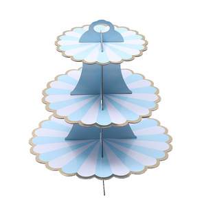 Mesa <span class=keywords><strong>de</strong></span> <span class=keywords><strong>pastel</strong></span> <span class=keywords><strong>de</strong></span> boda, juego <span class=keywords><strong>de</strong></span> soporte para postre, Material <span class=keywords><strong>de</strong></span> papel, <span class=keywords><strong>precio</strong></span> <span class=keywords><strong>de</strong></span> fábrica, venta al por mayor - Product Image 2