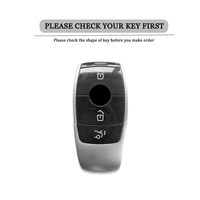 Housse de clé de voiture en alliage de zinc pour Mercedes Benz A C E S G classe GLC CLE CLA W177 W205 W213 W222 X167 AMG Auto accessoires