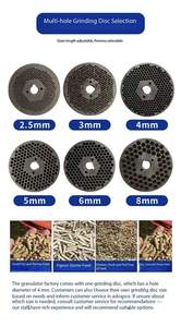 Nouvelles pièces de rechange pour moulin à granulés de bois automatique, granulés de 20 mm de diamètre, trou de 6 à 10 mm, alliage, capacité de 300 kg/h - Product Image 5