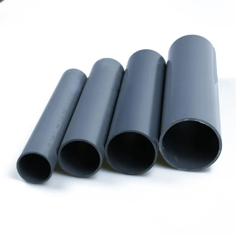 El fabricante de tubos profesional de diseño popular también suministra accesorios de tubería de plástico PVC tubería de agua tubería de riego