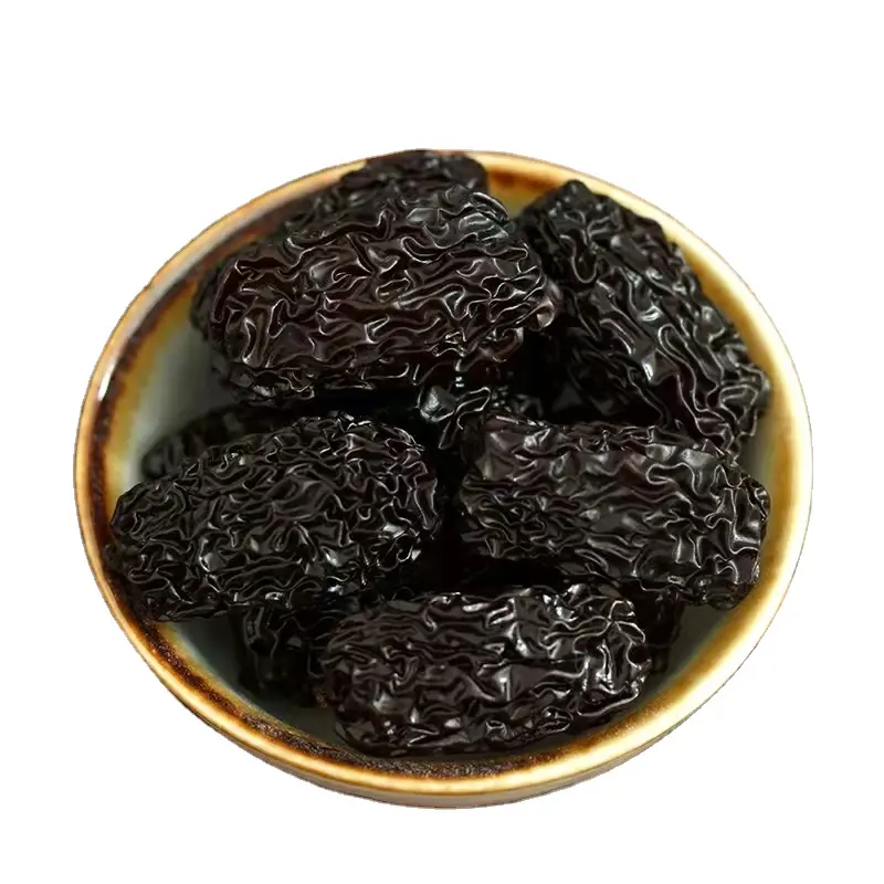Produits de haute qualité un grand nombre de nouvelles dattes noires de jujube noir
