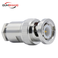 Connecteur BNC mâle en laiton RF, ensemble de 5 pièces avec boîtier en cuivre pour câble 50-2-2, adaptateur BNC-J-2 Q9-J4 IP20