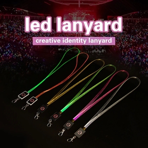 Richshining bán buôn tùy chỉnh Led Bar tên nhân viên dây buộc đầy màu sắc phát sáng làm việc huy hiệu nhấp nháy Tên Tag cho trại đêm rinning - Product Image 1
